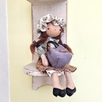 스위티퀼트 퀼트 컨츄리 인형 가방 완제품 데이지 인형