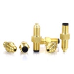 입구 출구 황동 오일 흐름 저항 계량 장치 중앙 윤활 시스템 CNC 머신 센터용 PSS series M8 x 1 DPB-2