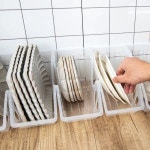 그릇 접시 정리대 꽂이 세로형 접시정리대 접시꽂이 그릇거치대 접시정리 싱크대정리선반 주방정리선반 주