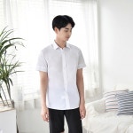 교복몰 남자 스판 반팔 셔츠 교복 학생복
