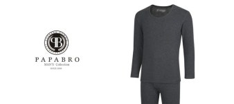 파파브로 파파브로 남성 융털 기모안감 겨울 내의 세트 HW-UW-CMW6531