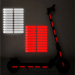 고휘도 안전 반사 스티커 야간 킥보드 자전거 헬멧