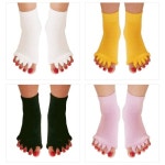 요가 필라테스 피로한발 혈액순환 지압 케어 수면양말