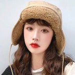여성 귀달이 양면모자 뽀글이 양털 귀도리 패딩 모자 군밤장수 방한모 겨울 털 방한모자