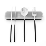 휴대용 수저 포크 젓가락세트 캠핑 도시락 숟가락통