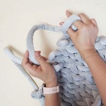 자이언트얀 벨벳 가방 만들기 핸드니팅 뜨개실 1kg