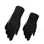 남여스마트터치장갑 벨벳기모장갑 남성용-블랙
