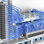 머플러 피팅 베이스 매니폴드 공압 솔레노이드 밸브 블록 AC 멀티 옵션 12 V 24V 110 220V 2 웨이 3 4 6 4V210 08