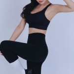 에이치앤에프 HNF 스포츠브라 패드 일체형 후크형 심리스 노와이어 브라탑 투웨이 3장 세트 3장