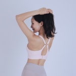 에이치앤에프 HNF 스포츠브라 패드 일체형 후크형 심리스 노와이어 브라탑 투웨이 3장 세트 3장