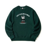 트립션 DONT HIT ME WITH FLOWERS GRAPHIC CREWNECK - GREEN
