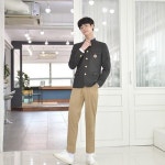 교복몰 차콜 차이나 카라 남자 자켓 성안고 교복 88