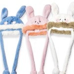 극세사 토끼 귀도리 방한 모자 CM229