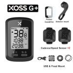 Xoss G gps 방수 자전거 사이클 속도계 블루투스 ant 사이클 주행 거리계 중국 g 플러스 2센서 1개