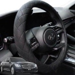 바겐 K9 핸들커버 자동차 가죽 퀄팅 핸들커버 원형