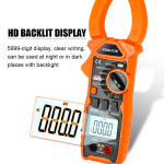 Victor 615B 디지털 클램프 멀티미터 DC 지능형 전압 테스터 6000 카운트 전류 주파수 백라이트 NCV 1500V