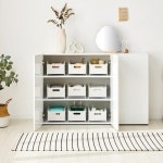 슬라이딩 적층 수납함 공간박스 팬트리 수납함 2단