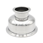 트라이 클램프 보울 감속기 반구형 스테인레스 스틸 위생 1 5 2 2 5 3 4 자작 50 5 64 77 5 91 파이프 피팅 SS304