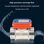 디지털 디스플레이 터빈 유량 계량기 LCD 전자 스레드 센서 농장 정원 관개용 물 DN15 20 25 50