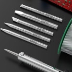 LAOA 외부 가열 무딘 뾰족한 플랫 블레이드 말굽 모양의 전자 용접 납땜 인두 팁