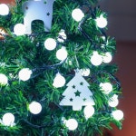 구슬 지니 전구 50구 앵두 녹색선 5m 트리 장식