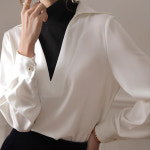 나바바 빈티지 투인원 반폴라 카라 긴팔 셔츠 NB1797