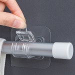 투명 커튼봉브라켓 2P