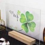 꾸밈 ad415-아크릴스탠드액자30CmX20Cm 기분좋은하루
