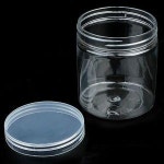 원형통 투명 수납 케이스 플라스틱 보관함