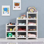 이동식 타공선반 3단 주방 세탁실 트롤리