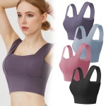 여성 스포츠탑 나시 운동복 요가복 필라테스탑 브라탑 트레이닝복 여자 요가티 복장