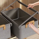 투명캡 리빙 수납 옷정리함 공간 박스 수납함 정리함