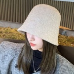 여성 데일리 니트 버킷햇 겨울 벙거지 모자