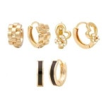 금침 데일리 베이직 원터치 링 귀걸이