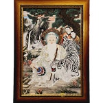 F26 백호산신탱화 족탱화 쪽탱화