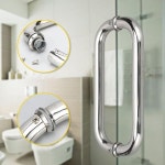 강화도어 손잡이 유리문 문고리 출입문 간격600mm