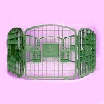 애견울타리 꿈꾸는 대형6P 강아지울타리 아몬스 그린