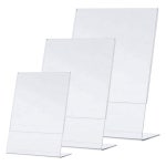 A5 데스크용 L자 아크릴꽂이 POP 안내 메뉴판