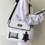 학생 편한 망사 투포켓 메신저백 크로스백 가방