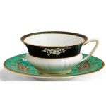 웨지우드 wedgwood 웨지우드 원더러스트 에메랄드 포레스트 찻잔 커피잔 접시 세트