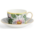 웨지우드 wedgwood 웨지우드 원더러스트 워터릴리 찻잔 커피잔 접시 세트