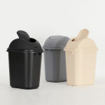 진성울트라 업소용 슬림형 스윙 사각 휴지통 분리수거함 화장실 쓰레기통 세트 뚜껑포함 50L 리터 뚜껑포함 PP휴지통