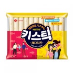 롯데웰푸드 가족 키스틱 체다치즈 550g 25g x 22개 도시락 소풍 학생 편의점간식 소시지 핫바 꼬치구이
