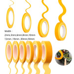 1pcs 2-50mm 마스킹 테이프 접착 질감 종이 자동차 페인트 장식 그림에 대 한 마크 없이 원활한 손 눈물