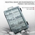 AIRAJ 다기능 플라스틱 도구 부품 상자 소형 부품 분류 상자 고경도 변형 불가능한 수동 도구