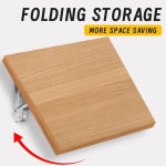 2PCS 벤치 삼각형 벽걸이 선반 듀티 헤비 접이식 빌리 스트레이트 나사가있는 테이블 브래킷