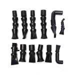 물고기 탱크 펌프 Duckbill 노즐 조정 가능한 수족관 필터 회전 물 배출구 리턴 파이프 커넥터 배관 피팅