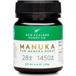New Zealand Honey Co Raw Manuka Honey UMF 28 MGO 1450 UMF 124 7g4 4온스 125g 1개