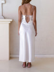 로에 정은채 김별 Kristen Satin Slip Dress