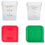 캠브로 캠브로 Cambro 뚜껑이 용기 - 4쿼트 5 7L 6쿼트 식품 보관 세트 2팩